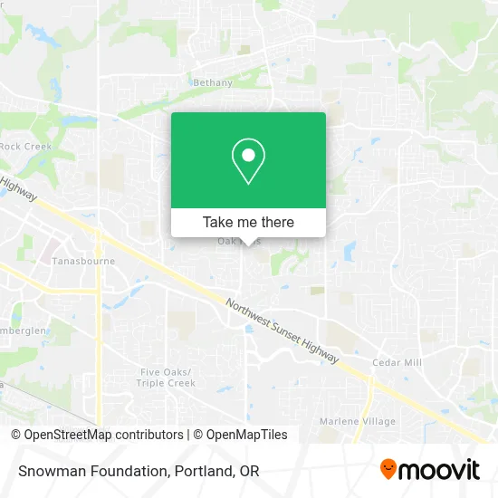 Snowman Foundation map