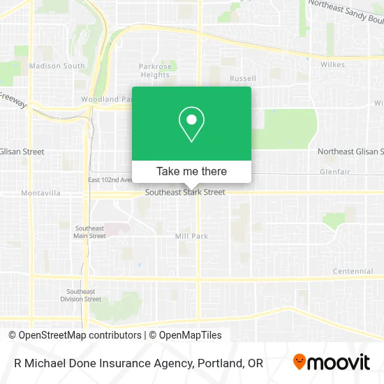 R Michael Done Insurance Agency map