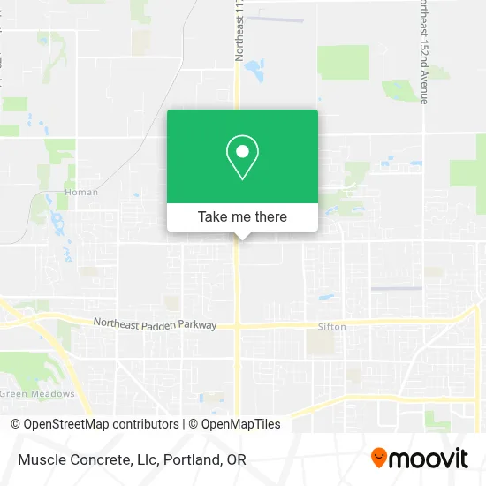 Muscle Concrete, Llc map