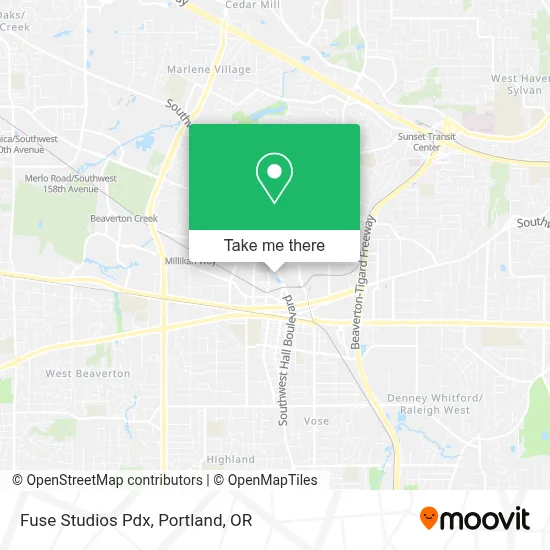 Fuse Studios Pdx map
