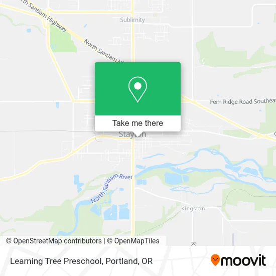 Learning Tree Preschool map