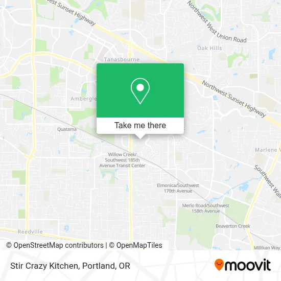Stir Crazy Kitchen map
