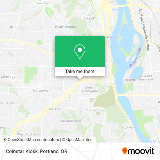 Coinstar Kiosk map
