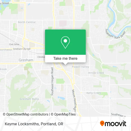 Keyme Locksmiths map