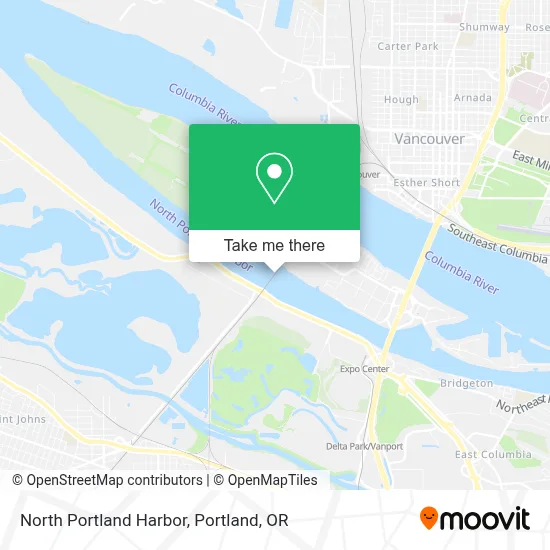 North Portland Harbor map