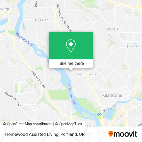 Homewood Assisted Living map