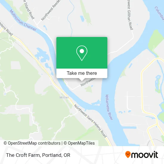 The Croft Farm map