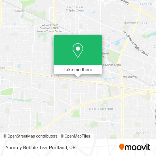 Yummy Bubble Tea map