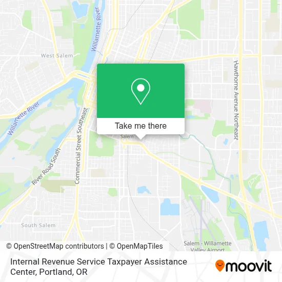 Internal Revenue Service Taxpayer Assistance Center map