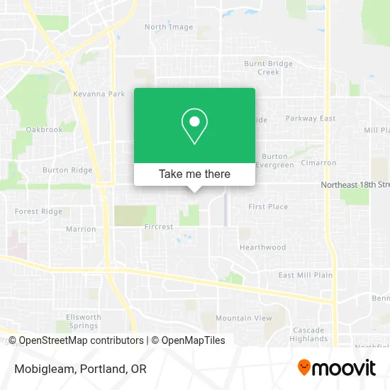 Mobigleam map