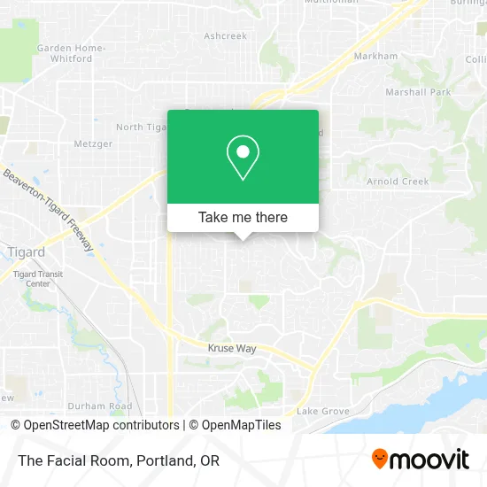 The Facial Room map