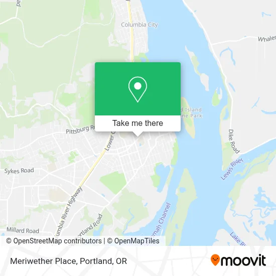 Meriwether Place map
