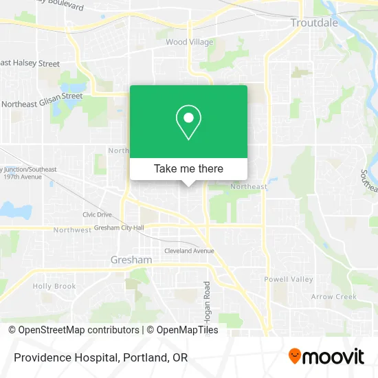 Providence Hospital map