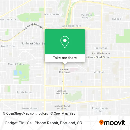Gadget Fix - Cell Phone Repair map
