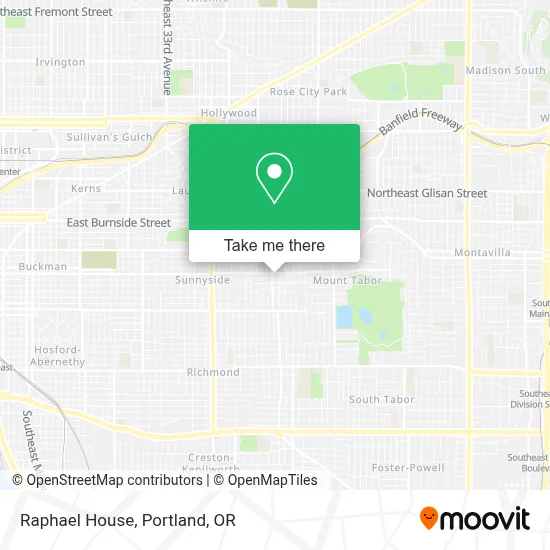 Raphael House map