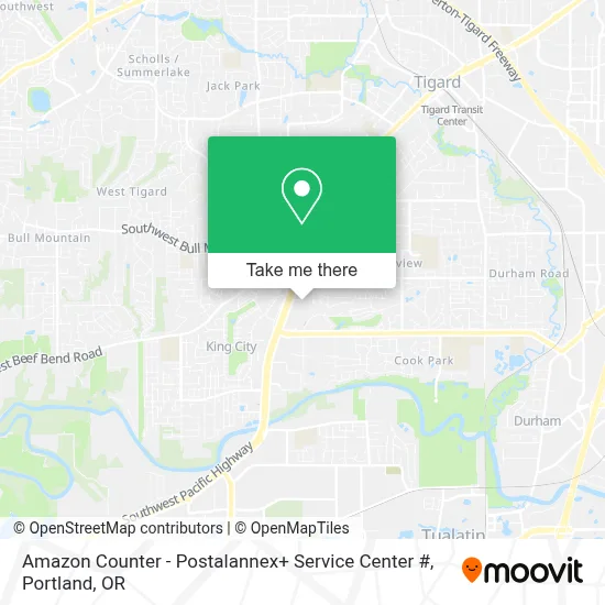 Amazon Counter - Postalannex+ Service Center # map