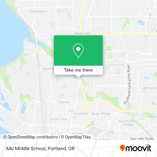 Alki Middle School map