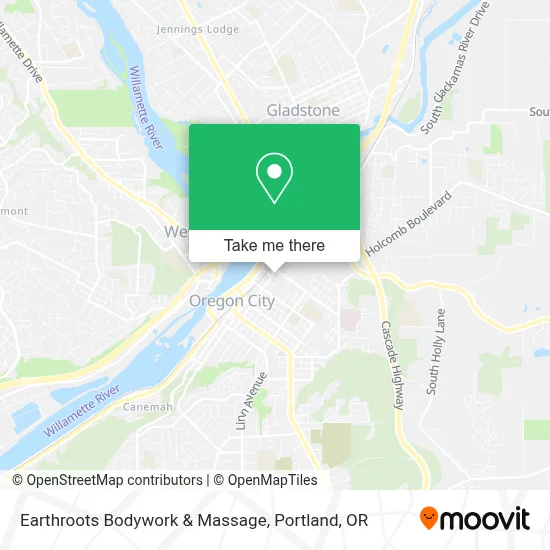 Earthroots Bodywork & Massage map