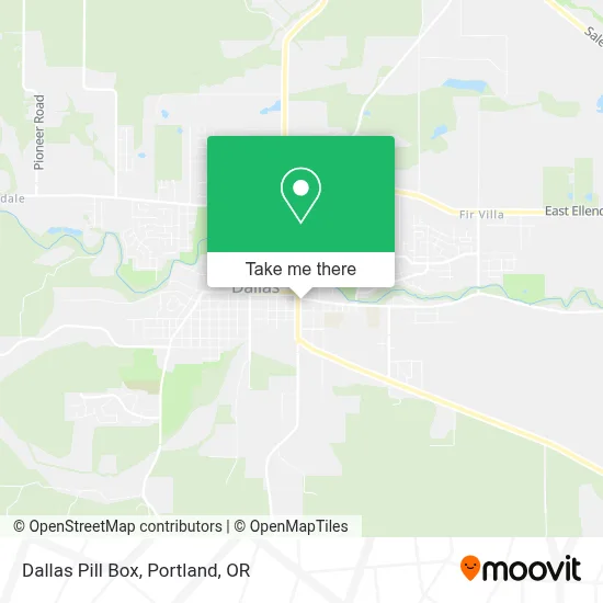 Dallas Pill Box map