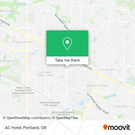 Ac Hotel map