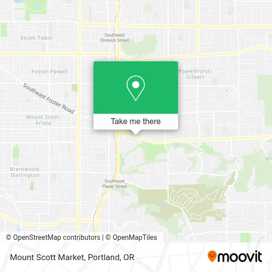 Mount Scott Market map