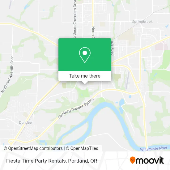 Fiesta Time Party Rentals map