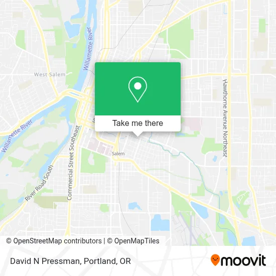 David N Pressman map
