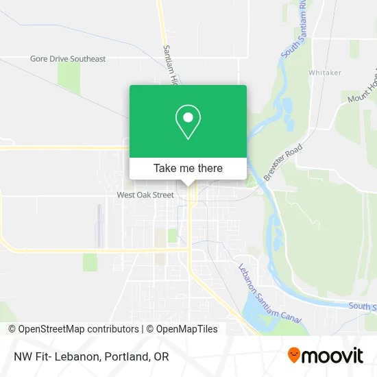 NW Fit- Lebanon map