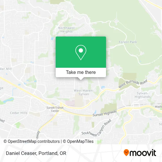 Daniel Ceaser map