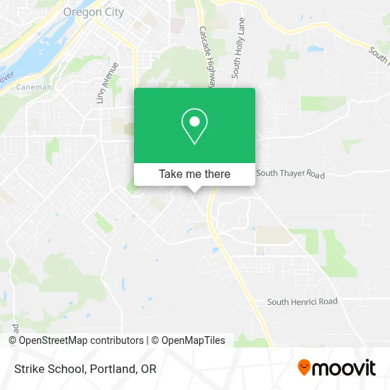 Strike School map