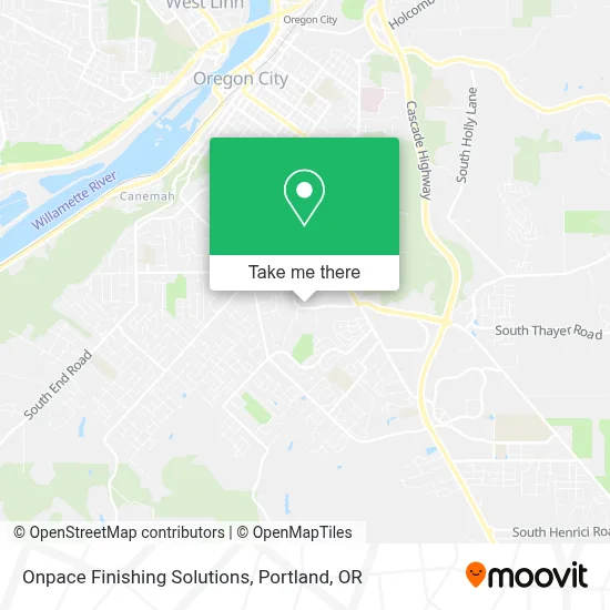 Onpace Finishing Solutions map