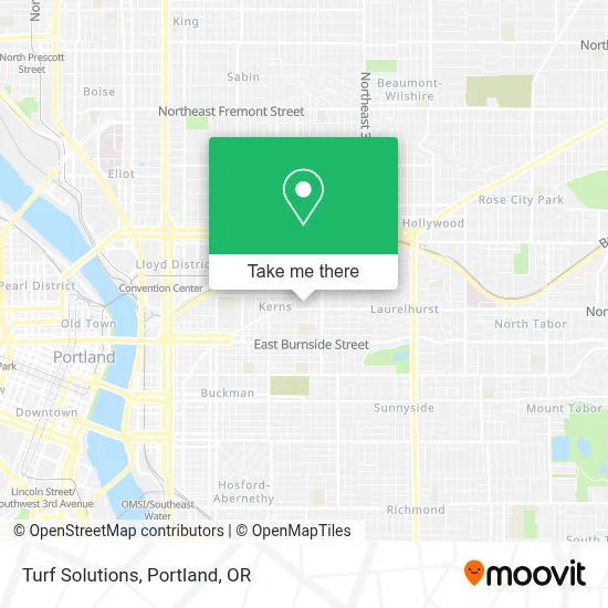 Turf Solutions map