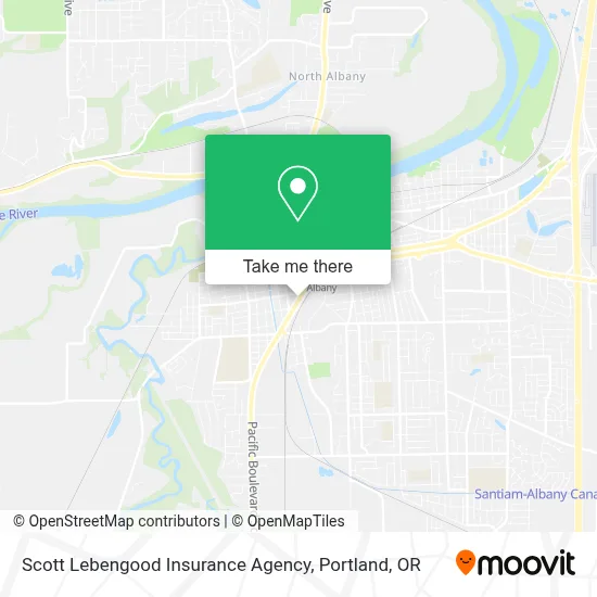 Scott Lebengood Insurance Agency map