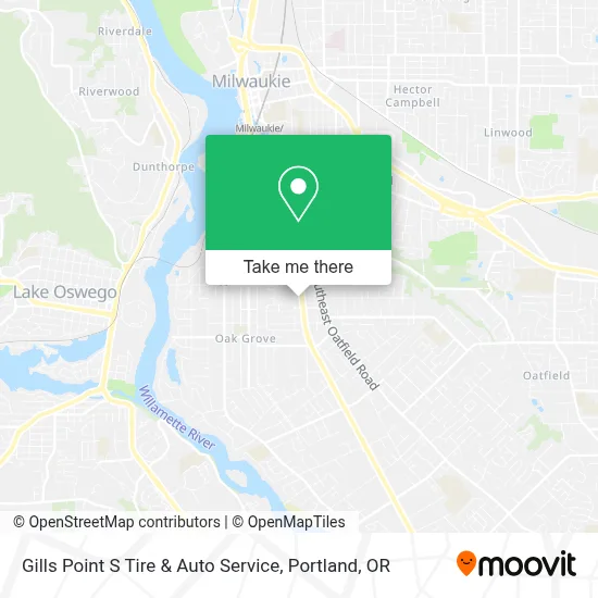 Gills Point S Tire & Auto Service map