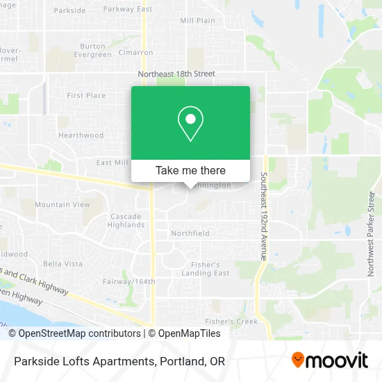 Parkside Lofts Apartments map