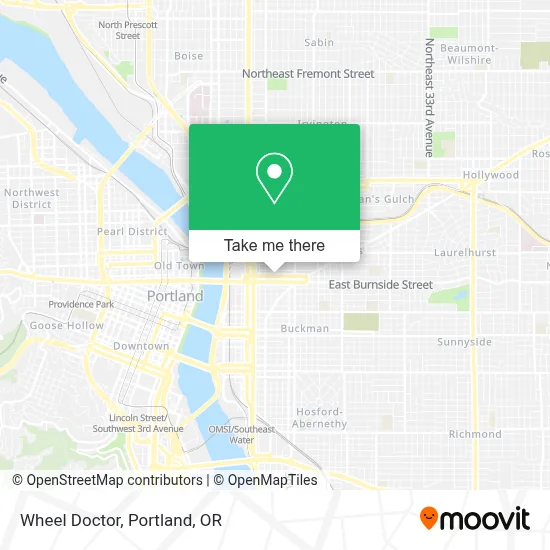 Wheel Doctor map