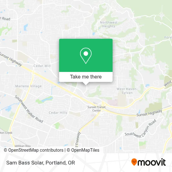 Sam Bass Solar map