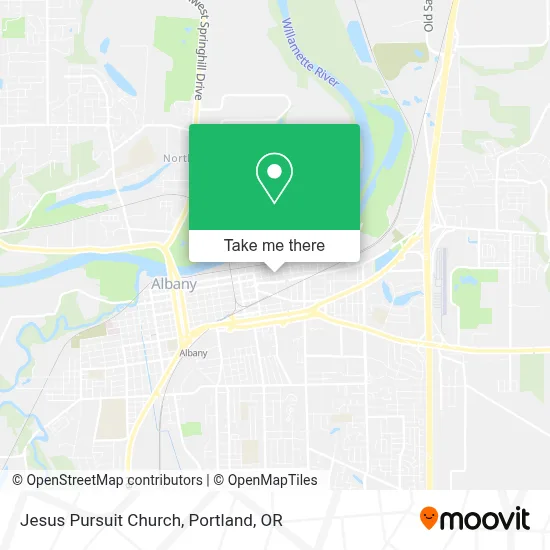 Jesus Pursuit Church map