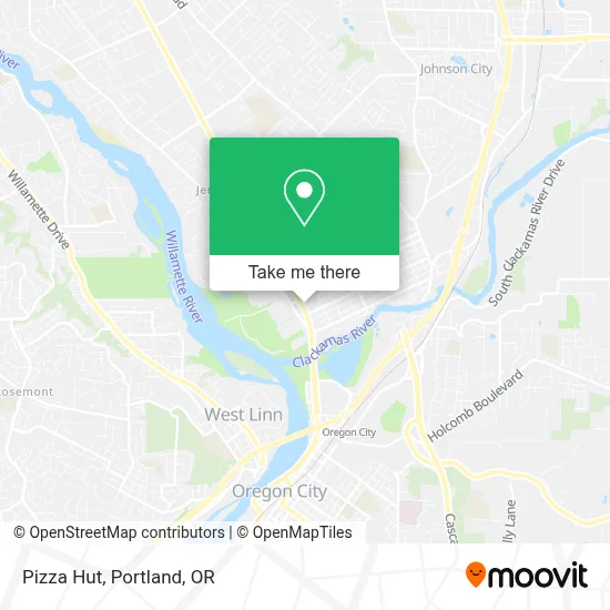 Pizza Hut map