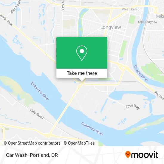 Car Wash map