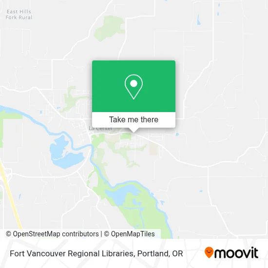 Fort Vancouver Regional Libraries map