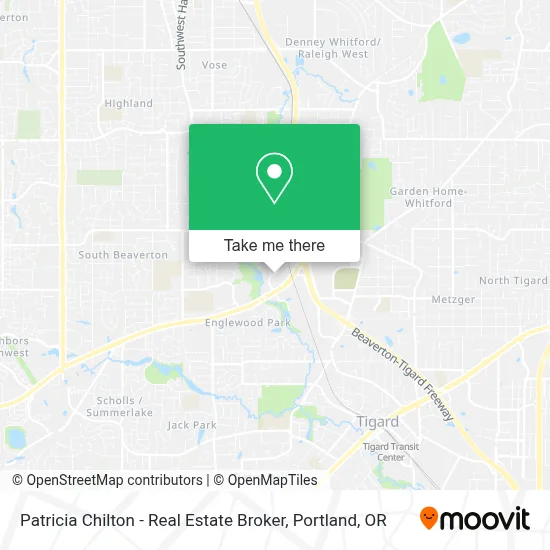 Patricia Chilton - Real Estate Broker map