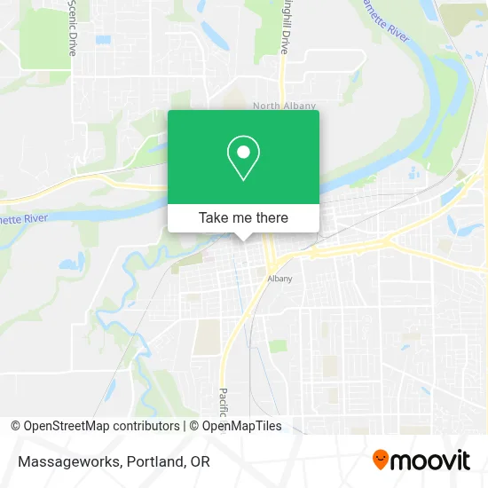 Massageworks map