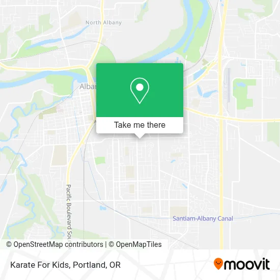 Karate For Kids map