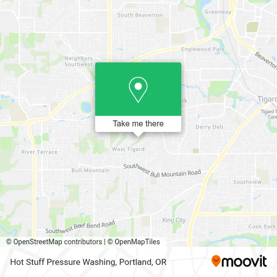 Hot Stuff Pressure Washing map