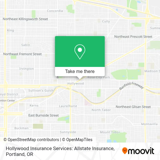 Hollywood Insurance Services: Allstate Insurance map