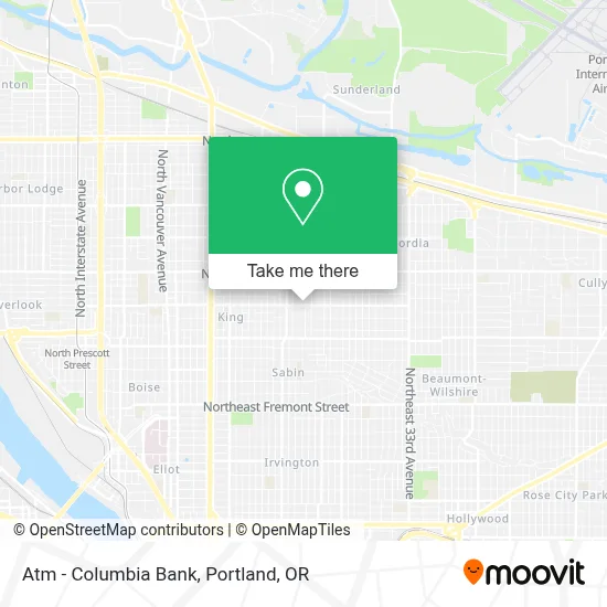 Atm - Columbia Bank map