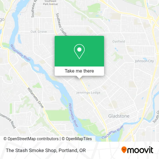 The Stash Smoke Shop map