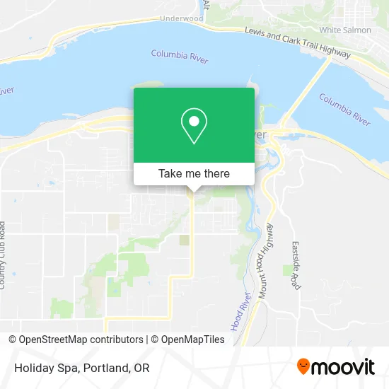 Holiday Spa map