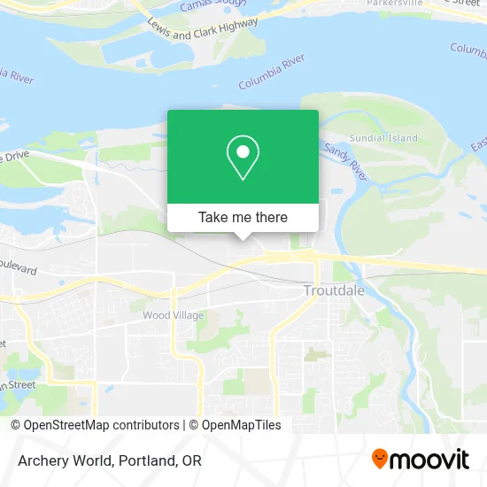 Archery World map